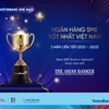 Ba năm liên tiếp VietinBank được The Asian Banker vinh danh Ngân hàng SME tốt nhất Việt Nam. (Ảnh: Vietnam+)