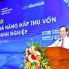 Phó Thống đốc Ngân hàng Nhà nước Đào Minh Tú phát biểu tại hội nghị. (Ảnh: PV/Vietnam+)