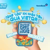 Đã có 1.215 khách hàng được nhận quà bằng tiền mặt qua VietQR VietinBank. (Ảnh: Vietnam+)