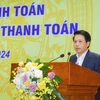 Phó Thống đốc Phạm Tiến Dũng phát biểu tại Hội nghị. (Ảnh: PV/Vietnam+)