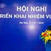 Phó Thống đốc Ngân hàng Nhà nước Phạm Tiến Dũng phát biểu tại hội nghị. (Ảnh: PV/Vietnam+)