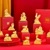Các sản phẩm vàng và trang sức đặc sắc Thần Tài của bảo tín Minh Châu. (Ảnh: PV/Vietnam+)