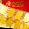 Ngân hàng Nhà nước tiếp tục đấu thầu 16.800 lượng vàng miếng sáng 25/4. (Ảnh: Vietnam+)