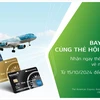 Vietcombank ra mắt chương trình khuyến mãi dành cho chủ thẻ American Express. (Ảnh: Vietnam+)