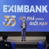 Ông Nguyễn Hồ Hoàng Vũ - Phó Tổng Giám Đốc Eximbank – phát biểu tại buổi họp báo công bố HOZO 2024. (Ảnh: Vietnam+)