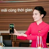 BAC A BANK ra mắt giao diện mới của ứng dụng ngân hàng điện tử. (Ảnh: Vietnam+)