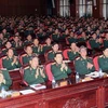 Các đại biểu dự Hội nghị Quân chính toàn quân năm 2009. (Ảnh: Đinh Xuân Tuân/TTXVN)