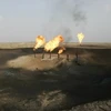 Một góc khu khai thác dầu Fakkah của Iraq, nơi xảy ra vụ tranh chấp. (Ảnh: Reuters)
