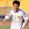 Cầu thủ Phạm Thành Lương (Ảnh: Quốc Khánh/TTXVN)