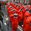 Biểu tình phản đối nhà tù Guantanamo ở London