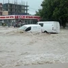 Hình ảnh lũ lụt tại Krasnodar (Nguồn: BBC)