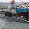 Tàu ngầm diesel/điện trong quá trình thử nghiệm ở Nga. (Ảnh: shipspotting)