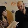 Đạo diễn Stephane Gauger trả lời phỏng vấn của phóng viên Vietnam+ (Ảnh: Nguyễn Kim)