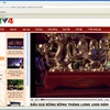 Giao diện trang thông tin điện tử của Truyền hình Đối ngoại (VTV4) Đài Truyền hình Việt Nam 