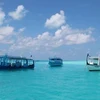 Một góc xanh ngắt ở Quốc đảo Maldives - thiên đường cho những người yêu biển. (Ảnh: Mai Phương/Vietnam+)