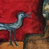 Chim và người trong tranh cố họa sỹ Trần Trung Tín