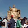 Bức tượng vua Sejong. (Ảnh: Daylife).