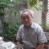 Góc yêu thích của nhà văn Nguyễn Quang Sáng ở trước sân nhà. (Ảnh: Minh Hạnh/Vietnam+).