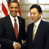 Tổng thống Mỹ và Thủ tướng Nhật Bản trước cuộc gặp tại dinh Thủ tướng ở thủ đô Tokyo, Nhật Bản ngày 13/11. (Ảnh: AFP/TTXVN).