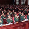Quang cảnh Hội nghị quân chính toàn quân năm 2009. (Ảnh: Đinh Xuân Tuân/TTXVN). 