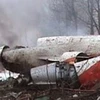 Máy bay Tupolev 154 rơi gần sân bay tại Smolensk, Nga. (Ảnh: Reuters).