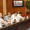 Các đại biểu tại phiên họp của Ủy ban Thường vụ Quốc hội. (Ảnh: Trí Dũng/TTXVN)