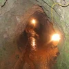 Một hầm khai thác vàng trái phép tại Mà Xa Phìn. (Ảnh: Internet).