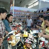 Công ty trách nhiệm hữu hạn Tỷ Xuân chuyên sản xuất các loại giày xuất khẩu. (Ảnh minh họa: Kim Phương/TTXVN).