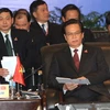Thủ tướng Nguyễn Tấn Dũng chủ trì hội nghị. (Ảnh: Trọng Đức/TTXVN).