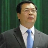 Bộ trưởng Bộ Công Thương Vũ Huy Hoàng trả lời chất vấn của các đại biểu Quốc hội. (Ảnh: Doãn Tấn/TTXVN).
