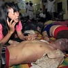 Nạn nhân thảm họa tại Campuchia. (Ảnh: AP)