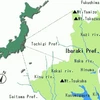Tâm chấn nằm ở tỉnh Ibaraki. (Ảnh: Internet)