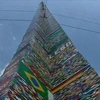 Tháp Lego ở Brazil. (Ảnh: BBC)