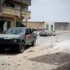 Chiến sự trên đường phố Misrata. (Ảnh: AFP/TTXVN)