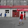 Một trận đá bóng của người Việt tại Mông Cổ. (Ảnh: PV/Vietnam+)