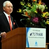 Thủ tướng Malaysia Najib Razak phát biểu tại hội nghị. (Nguồn: AFP/TTXVN)