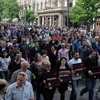 Biểu tình ở Tbilisi ngày 28/5. (Nguồn: Getty Images)