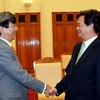 Thủ tướng tiếp ông Ayumi Konoshi, Giám đốc Quốc gia của ADB tại Việt Nam. (Ảnh: Nguyễn Dân/TTXVN)