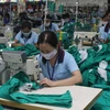 Dệt may là mặt hàng xuất khẩu chủ lực của Việt Nam sang Mỹ. (Ảnh minh họa: Thanh Vũ/TTXVN)