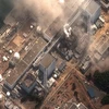 Nhà máy điện hạt nhân Fukushima 1 sau trận siêu động đất-sóng thần ngày 11/3. (Nguồn: Internet)