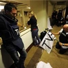 Các nhà báo bị cầm giữ trong khách sạn Hotel Rixos ở thủ đô Tripoli. (Nguồn: Reuters)