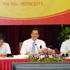 Thủ tướng Nguyễn Tấn Dũng phát biểu tại hội nghị. (Ảnh: Doãn Tấn/TTXVN)