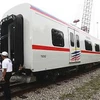 Những toa tàu đầu tiên trong số tàu điện Malaysia đặt mua từ Trung Quốc. (Nguồn: The Star Online).