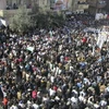 Biểu tình chống lại Tổng thống Syria Bashar al-Assad tại thành phố Homs. (Nguồn: Reuters)