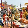 Lễ khao lề tế lính Hoàng Sa tại đảo Lý Sơn (Quảng Ngãi). (Ảnh: Thanh Long/TTXVN)