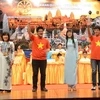 Đội Việt Nam tham dự cuộc thi. (Ảnh: Xuân Khu/Vietnam+)
