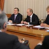 Tổng thống Nga Putin tại cuộc gặp. (Nguồn: RIA Novosti)