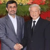 Tổng Bí thư Nguyễn Phú Trọng tiếp Tổng thống Cộng hòa Hồi giáo Iran. (Ảnh: Thống Nhất/TTXVN)