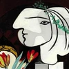 Bức tranh sơn dầu "Nature morte aux tulipes" của Picasso. (Nguồn: hurriyetdailynews.com)
