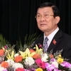Chủ tịch nước Trương Tấn Sang. (Nguồn: TTXVN)